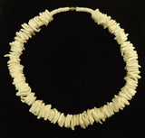 Designer Shell Necklace Barrel Clasp 18-in Ivory -- New