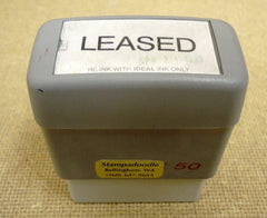 Stampadoodle "Leased" Self Inking Stamp -- Used