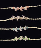 Fashion Braided Friendship Bracelets Dolphins Qty 48 -- New