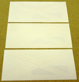 USPS Scott U611 25c Envelope Stars & USA Single Window Lot of 3 Blue Red -- New