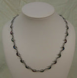 Designer Moon Abalone Necklace Adjuster Chain 14-16-in -- New