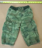 The Childrens Place Boys Pants 18m Toddler Camouflage Greens Elastic Waist -- Used