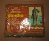 World Famous Poncho Heavy Gauge Vinyl 52in x 80in Multipurpose Waterproof 6925 -- New