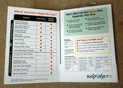 Kaspersky 19643 Anti-Virus Great For Networks -- New