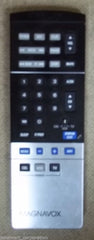 Magnavox VCR Remote Control Black/Silver -- Used