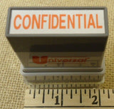 Universal Pre-Inked Message Stamp "Confidential" Red -- New