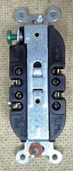 Hubbell CR5352I Smooth Face Ivory Duplex Receptacle Straight Blade 20 Amps -- New