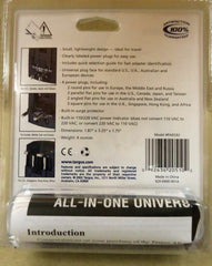 Targus Power PA033U All-In-One Universal Plug Adapter US UK Europe Australia -- New