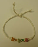 Fashion Butterfly Friendship Braided Bracelet 12in -- New