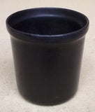 Bon Chef 9202 Crock 1.25qt 5in x 5in x 5in Black Enamel on Metal -- Used