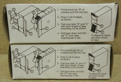 Sticker Labels 5 and A in Dispensable Box -- New