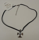 Fashion Celtic Cross Trinity Necklace Lobster Claw Clasp Adjuster Chain 16 to 18in -- New