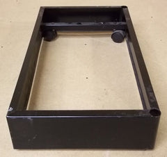 Commercial Grade Wheeled Cart Base 30in x 16in x 5 1/2in Steel -- Used