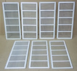 Ventilation Screens 31 1/2in x 13 1/2in Lot of 7 Steel