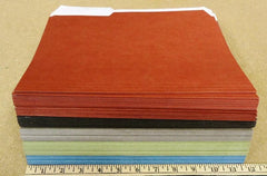 Standard Colored Letter Size Paper Folders 110 Count -- New