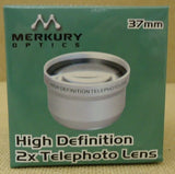 Merkury Optics CL-37T 37mm High Definition 2.0XAF Telephoto Lens -- New