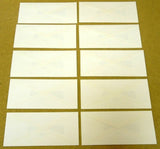 USPS Scott UO76 UO78 E & 25c Envelopes Official Business Mail Lot of 20 Blue -- New