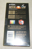TDK VHS T-120 Revue T-120RVBH 6 Hours EP Mode Premium Quality -- New