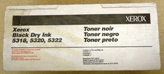 Xerox 6R365 2 Black Dry Ink Toners - 5318, 5320,5322 -- New