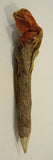 Handmade Carved Iguana Raw 8-in Stick Wood Pencil -- New