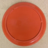 Carlisle 7912 12in x 12in x 2in Round Platter Red Plastic -- Used
