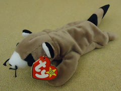 Ty Beanie Baby Ringo Racoon Handmade Original Tag -- New