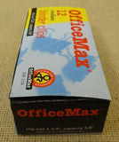 Office Max 0M-23A Medium Binder Clips Quantity 6 - 1 1/4in Capacity 5/8in -- New