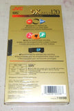 JVC T-120SXB VHS Tape 6 hours EP Mode Premium Quality SX Gold 120 -- New