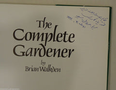 Hardbound Book The Complete Gardener By Brian Walkden -- Used