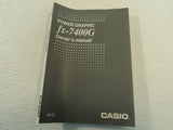 Casio Power Graphic Scientific Calculator Black Reconditioned FX7400G -- Manufacturer refurbished