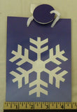 Christmas Gift Bags Large Santa Small Snowflake Qty 6 -- New