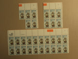 USPS Scott 2093 20c 1984 Roanoke Voyages Lot Of 3 Plate Block 31 Stamps Mint NH -- New