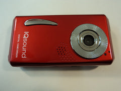 IQsound Digital Camcorder Camera 3 Mega Pixel Red LCD 1.5-in Color IQ-8300 -- Used