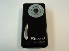 IQsound Digital 3 Mega Pixel Camcorder Camera Black LCD 1.5-in Color IQ-8300 -- Used