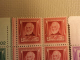 USPS Scott 864-68 American Poets 1940 Lot Of 5 Plate Block 20 Stamps Mint NH -- New