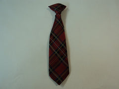 George Boys Tie 10-in Long 100% Polyester Small 6-7 Multi-Color Plaids & Checks -- New No Tags