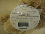 First & Main Teddy Bear 15in Fuzzy Light Brown Dean Ages 3 & Up -- New