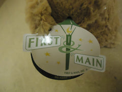 First & Main Teddy Bear 11in Cute Adorable Light Brown Dean Ages 3 & Up -- New