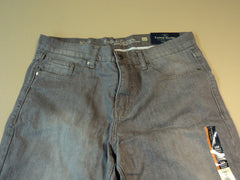 Faded Glory Boot Cut Jeans Cotton Spandex Female Kids 12A Average Grays Solid -- New With Tags