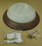 Designers Fountian 1257L-DB-AL Interior Light Fixture 15 1/4in Glass Metal -- New