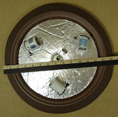 Designers Fountian 1257L-DB-AL Interior Light Fixture 15 1/4in Glass Metal -- New