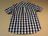 Faded Glory Shirt Button Down Collar Male Kids XL 14-16 Blues Plaids & Checks -- New With Tags