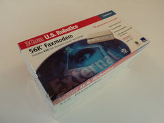 3Com US Robotics 56K Faxmodem External V.90 x2 Easy to Install and Use 5686 -- New