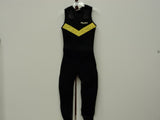 Ocean Sports Womens Wet Suit Size Medium Black/Yellow Suntiva Nylon Neoprene -- Used