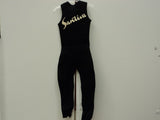 Ocean Sports Womens Wet Suit Size Medium Black/Yellow Suntiva Nylon Neoprene -- Used