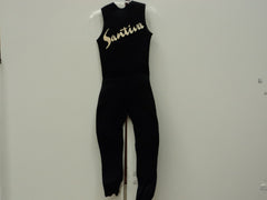 Ocean Sports Womens Wet Suit Size Medium Black/Yellow Suntiva Nylon Neoprene -- Used
