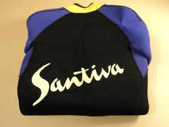 Ocean Sports Wet Suit Womens Size Medium Black/Purple/Yellow Suntiva Nylon -- Used