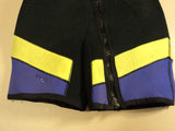 Ocean Sports Wet Suit Womens Size Medium Black/Purple/Yellow Suntiva Nylon -- Used