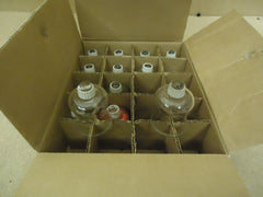 Designer Lot of 13 Candle Holders 3in H x 2 3/8in Diameter Clear Tealights Glass -- New