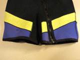 Ocean Sports Wet Suit Womens Size Medium Black/Purple/Yellow Suntiva Nylon -- Used